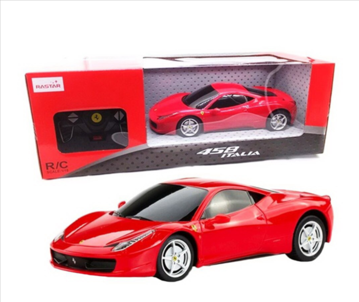 Masinuta cu telecomanda Rastar Ferrari 458 Italia rosu scara 1:18 [2]