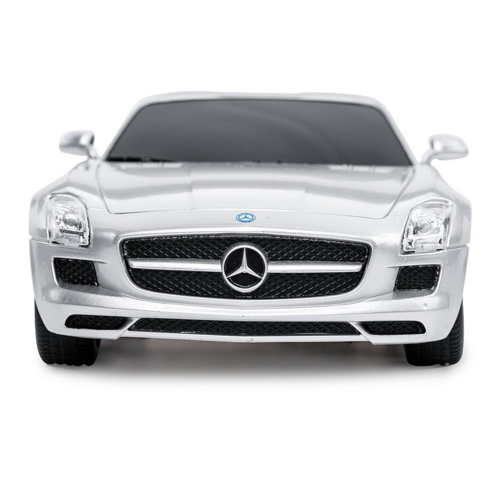 MASINA CU TELECOMANDA MERCEDES-BENZ SLS AMG ARGINTIE SCARA 1 LA 24 [6]