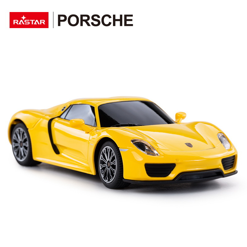 MASINA CU TELECOMANDA PORSCHE 918 SPYDER GALBEN CU SCARA 1 LA 24 [6]