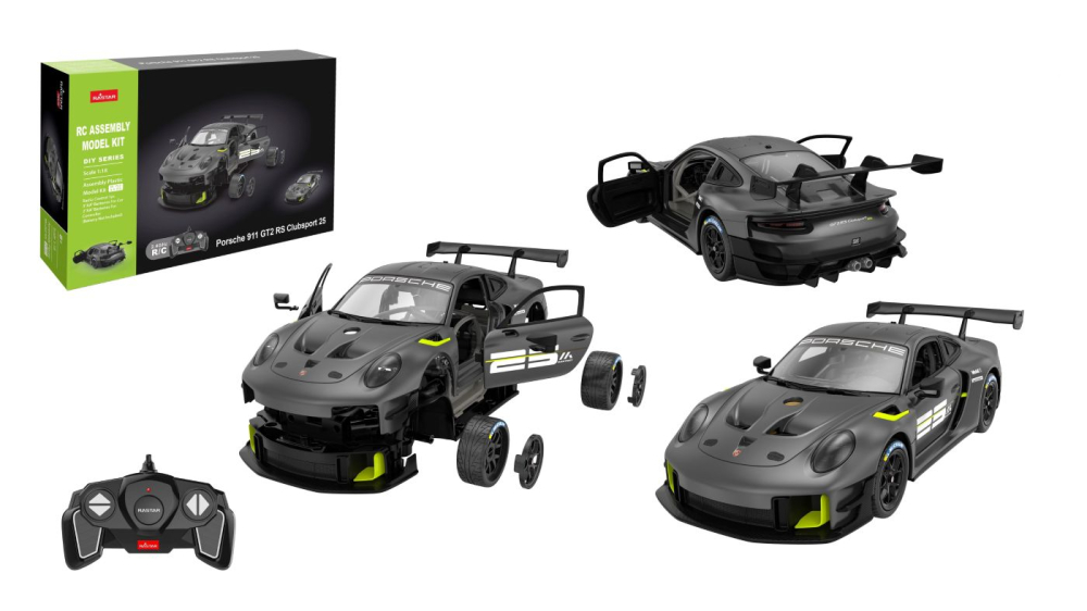 MASINUTA CONSTRUIBILA CU TELECOMANDA PORSCHE 911 GT2 RS CLUBSPORT 25 SCARA 1 LA 18 [6]