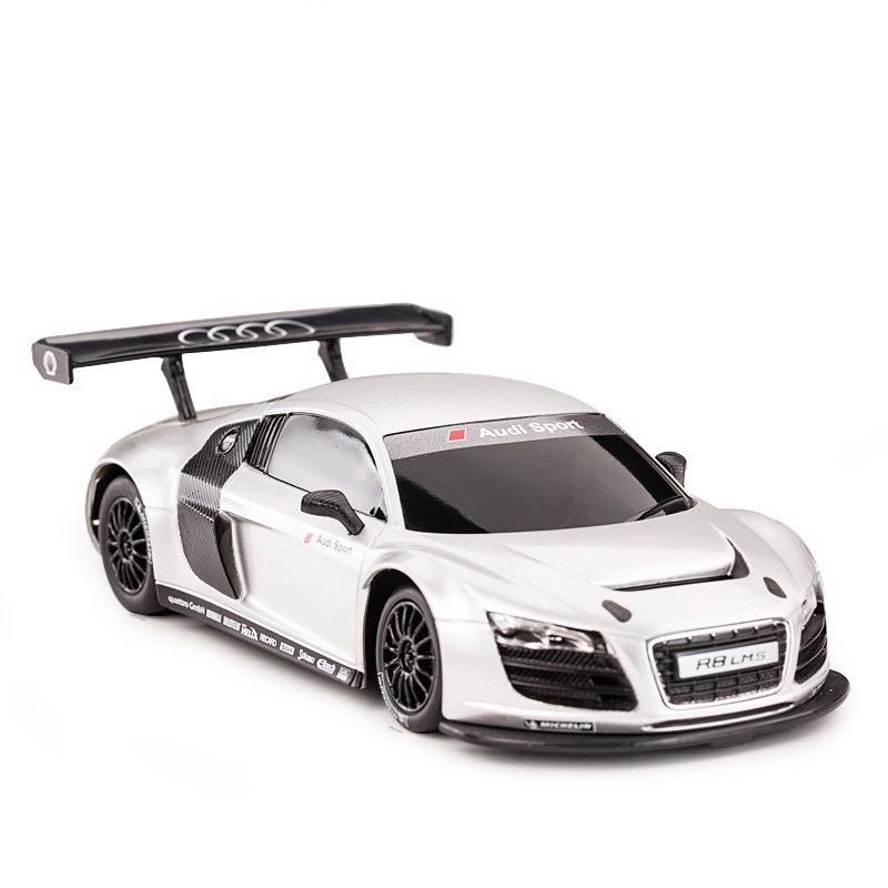 MASINUTA METALICA AUDI R8 ARGINTIE SCARA 1 LA 24 [3]