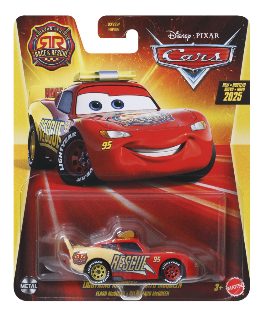 MASINUTA METALICA CARS3 RADIATOR SPRINGS RACE AND RESCUE PERSONAJUL FULGER MCQUEEN [1]
