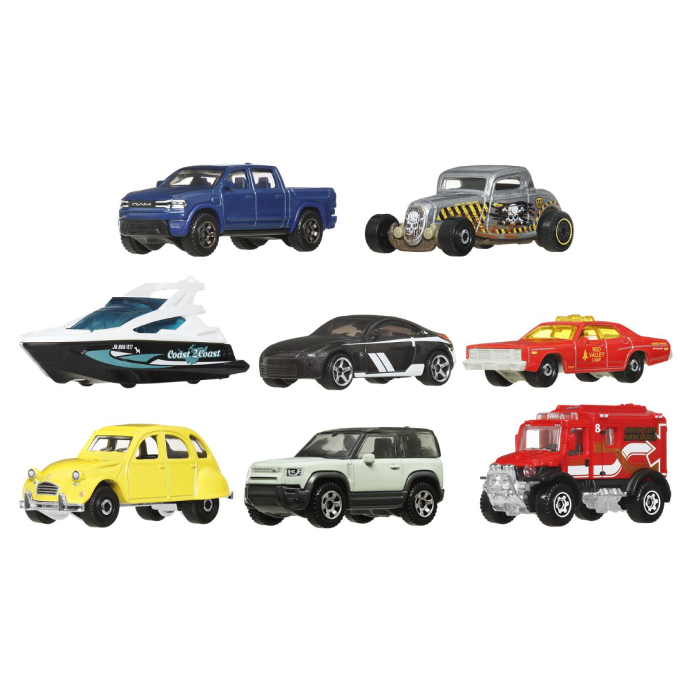 MATCHBOX SET 8 MASINUTE METALICE EXCLUSIV FORD COUPE ZAMAC 1933 SCARA 1 LA 64 [3]