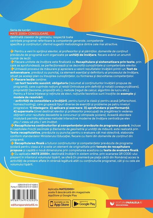 Matematica consolidare clasa a Va partea II Maria Zaharia, Dan Zaharia, Sorin Peligrad 2025-2026 [2]