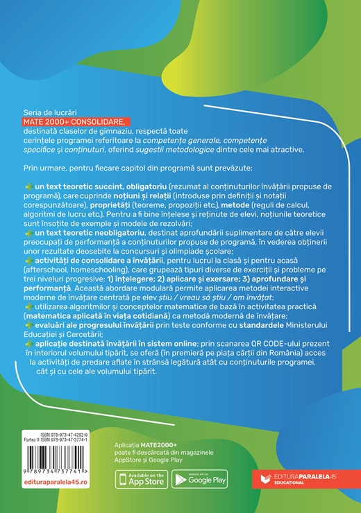 Matematica Consolidare clasa a VII a Partea II – Anton Negrila, Maria Negrila 2025-2026 [2]