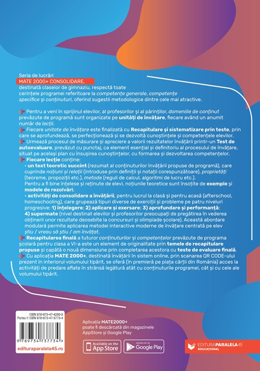 Matematica Consolidare clasa a VI a Partea II – Maria Zaharia, Dan Zaharia 2025-2026 [2]