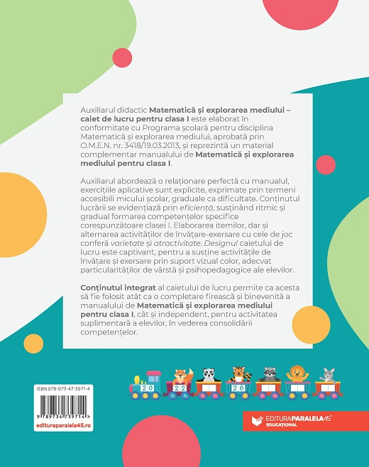 Matematica si explorarea mediului - Caiet de lucru pentru clasa I - Briceag Adriana, Berechet Daniela, Filfanescu Iuliana, Boerescu Ofelia, Ivascu Mihaela, Filfanescu Constantin [2]
