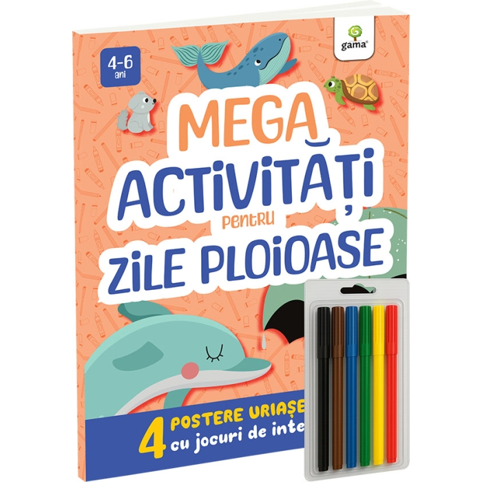 MEGA Activități pentru zile ploioase, Postere cu activități, Editura Gama [1]