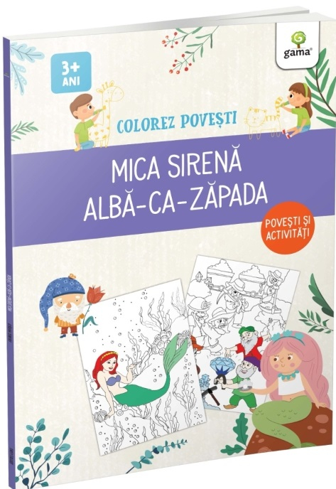 Mica Sirena - Alba-ca-Zapada. Colorez povesti [1]