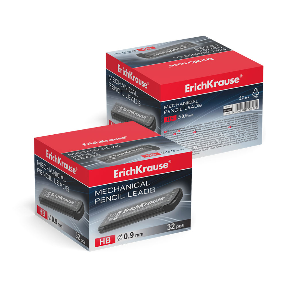 Mine ErichKrause pentru creioane mecanice 0.9 mm HB 20 buc /set [4]
