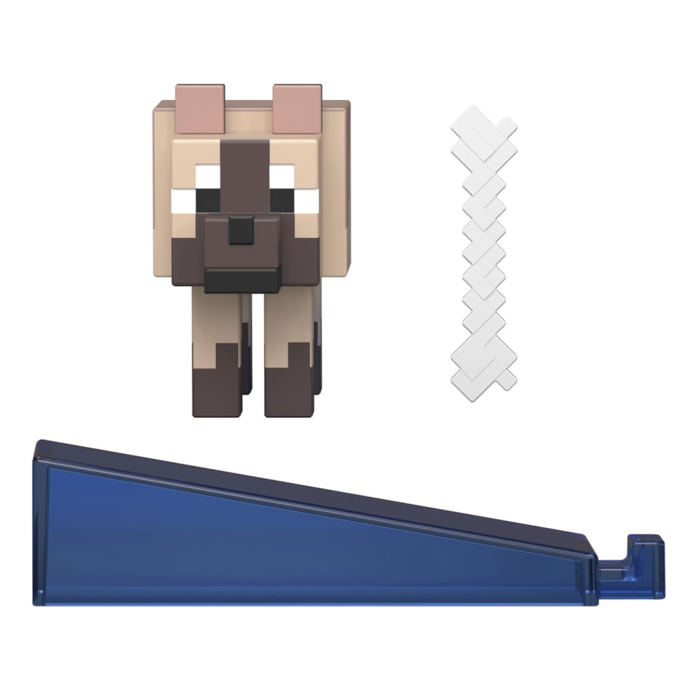 MINECRAFT CRAFT A BLOCK FIGURINA LUP 8CM [2]