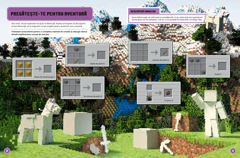 Minecraft Habitate Aventura cu autocolante [3]