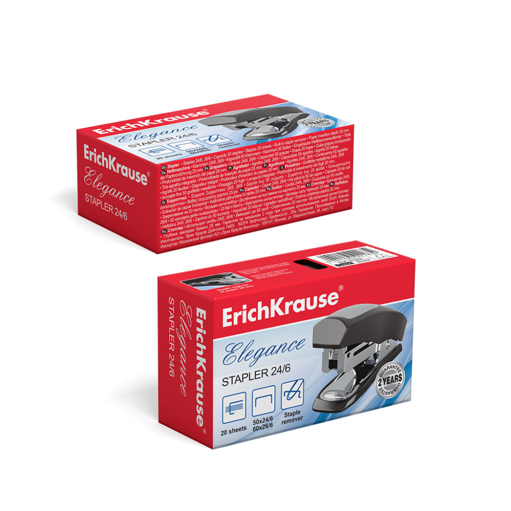 Mini capsator ErichKrause Elegance Classic 20 coli negru [4]