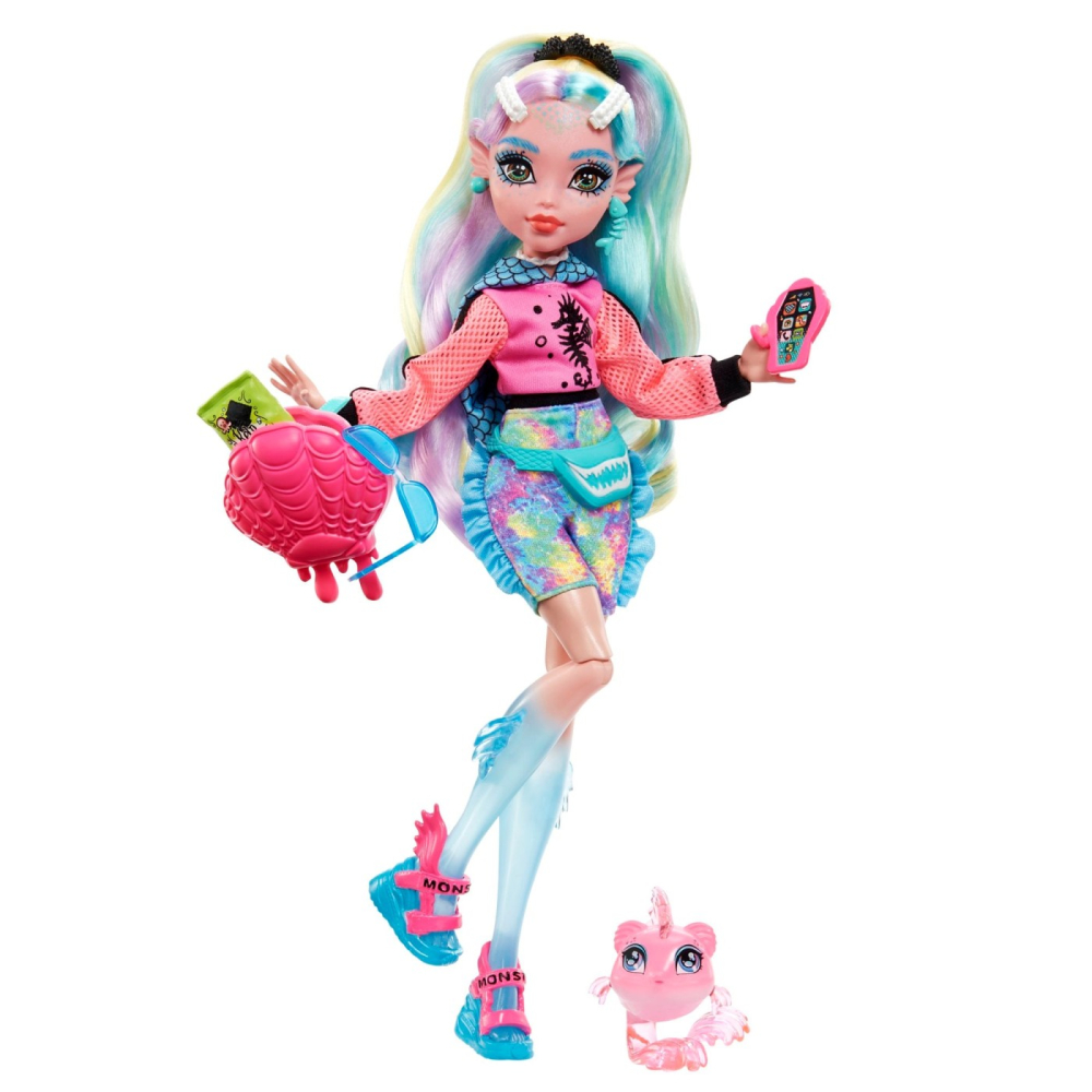 MONSTER HIGH PAPUSA LAGOONA BLUE CU ANIMALUT SI ACCESORII [2]