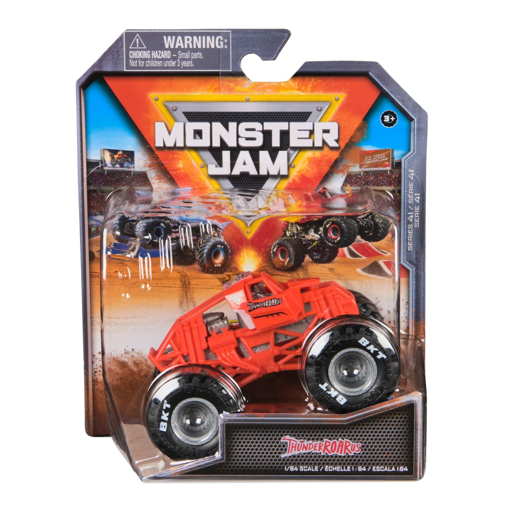 MONSTER JAM MASINUTA METALICA THUNDER ROARUS SCARA 1 LA 64 [1]