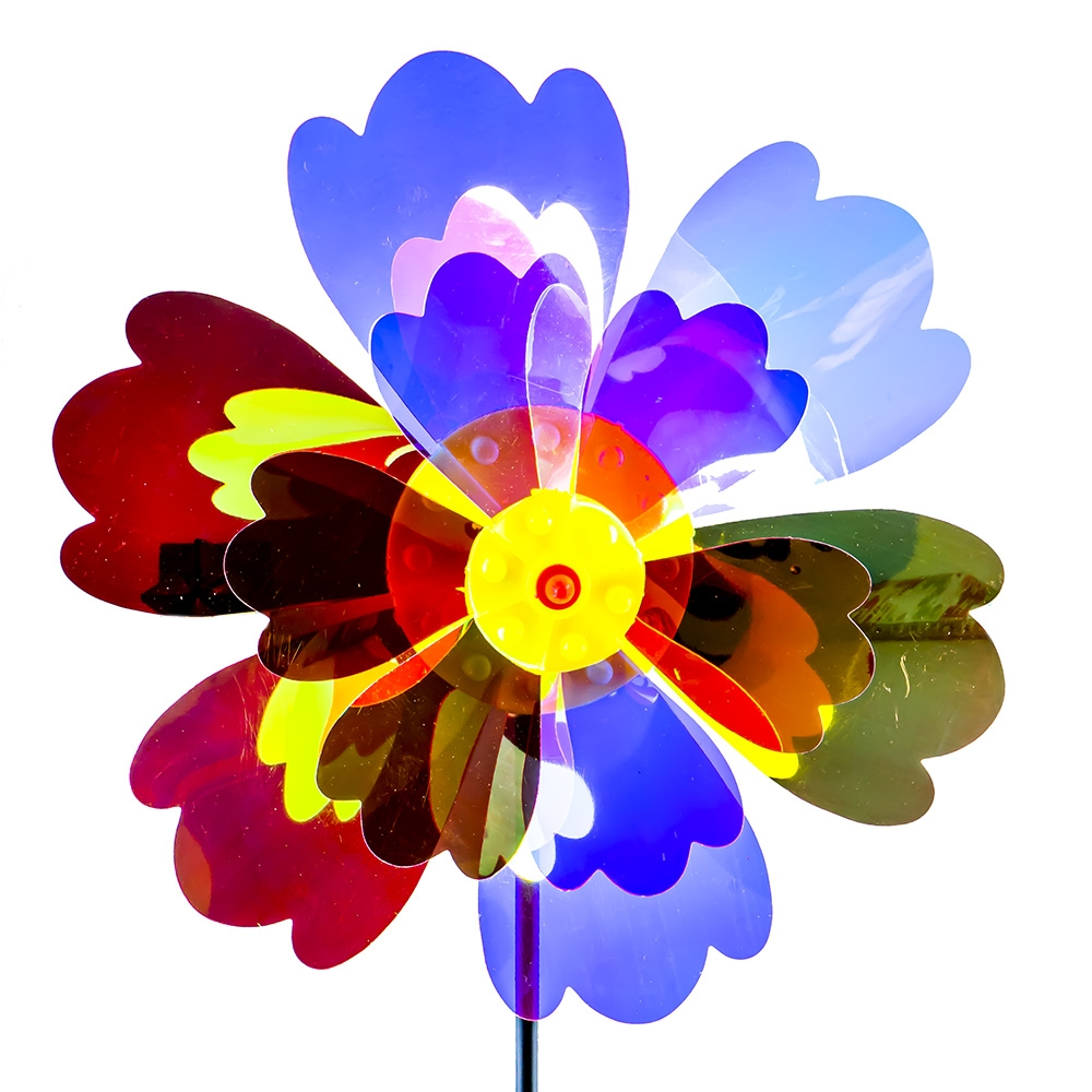 Morisca pentru vant floare transparenta 68 cm [1]