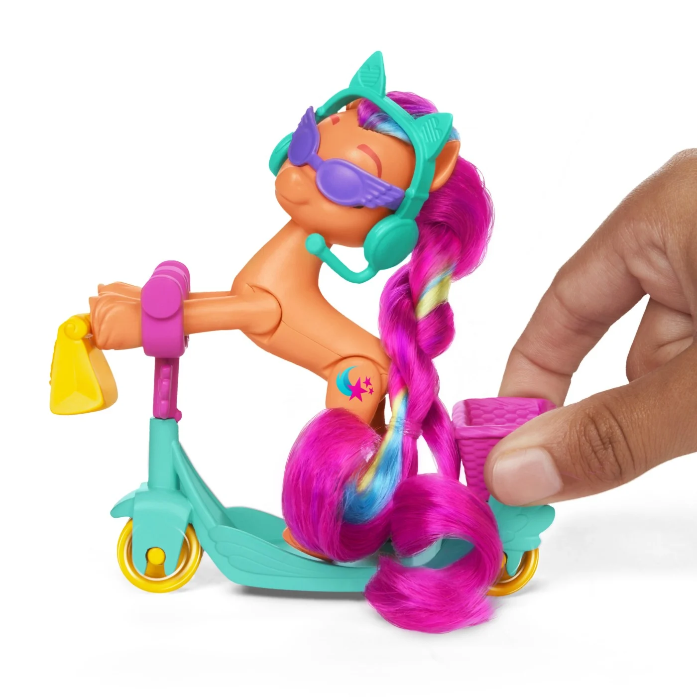 My Little Pony Sunny Starscout pe scooter set figurina si 4 accesorii [4]