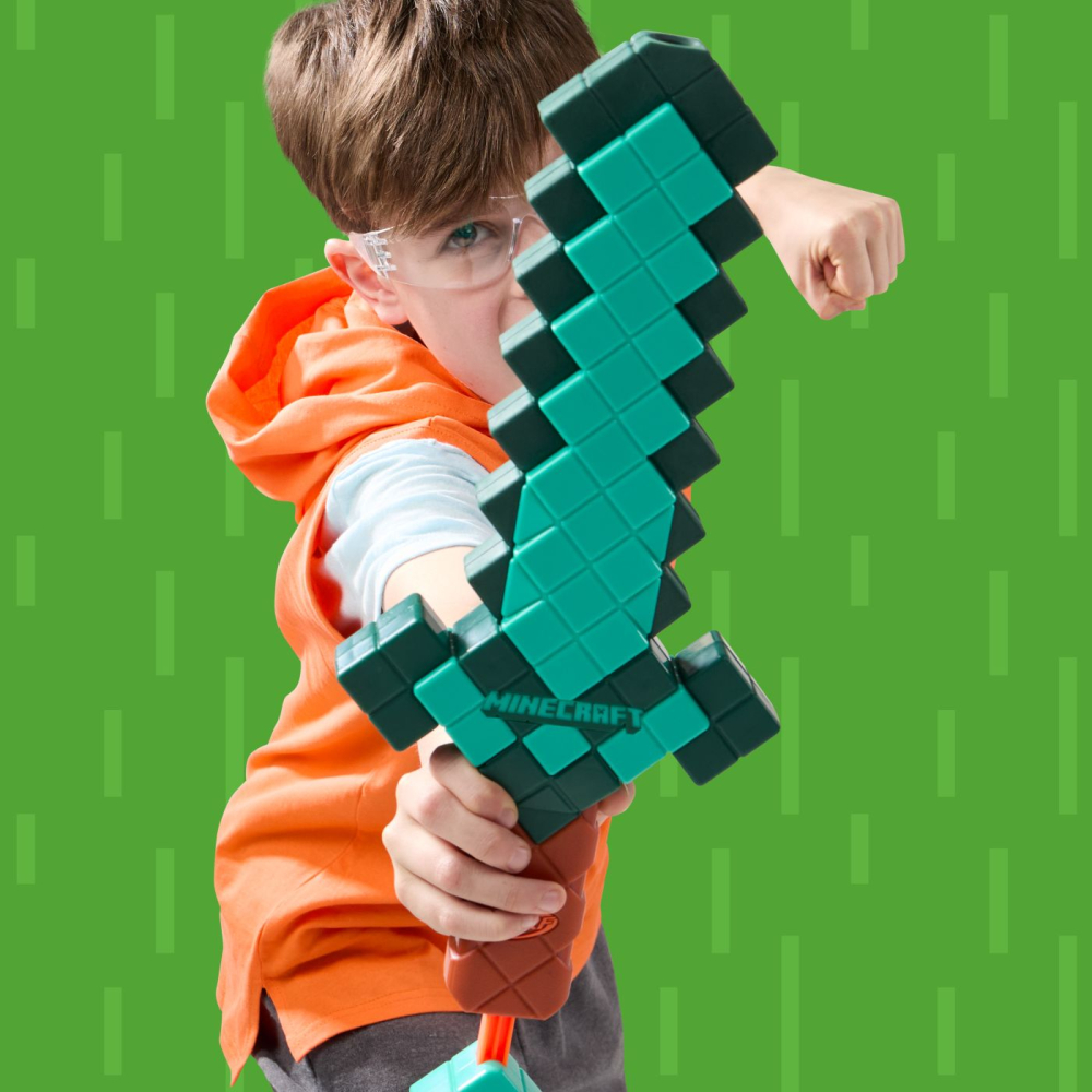 NERF BLASTER MINECRAFT DIAMOND [4]