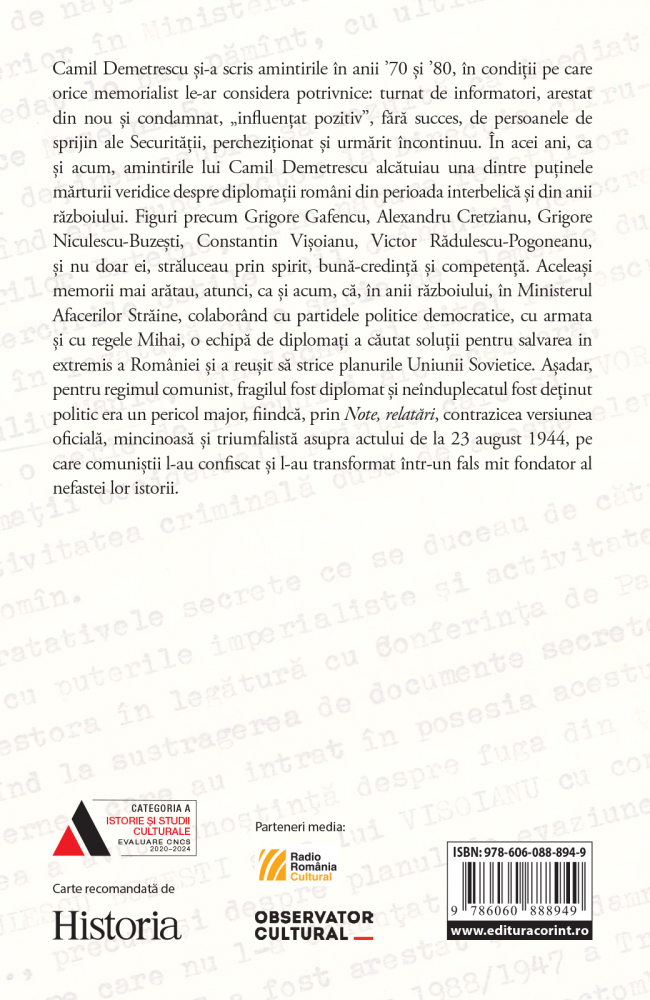 Note, relatari - Camil Demetrescu [2]