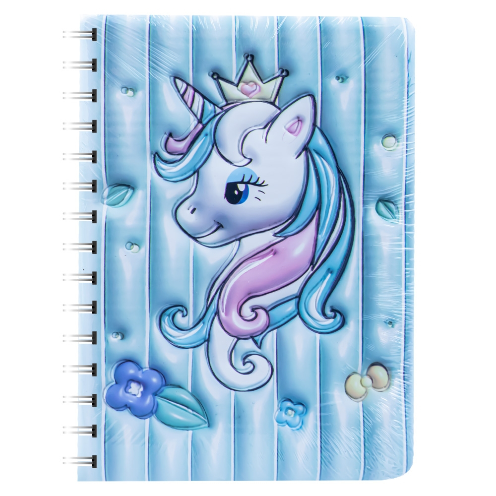 Notes 3D cu arc 80 file Unicorn 13.7 x 18 cm culori diferite [4]