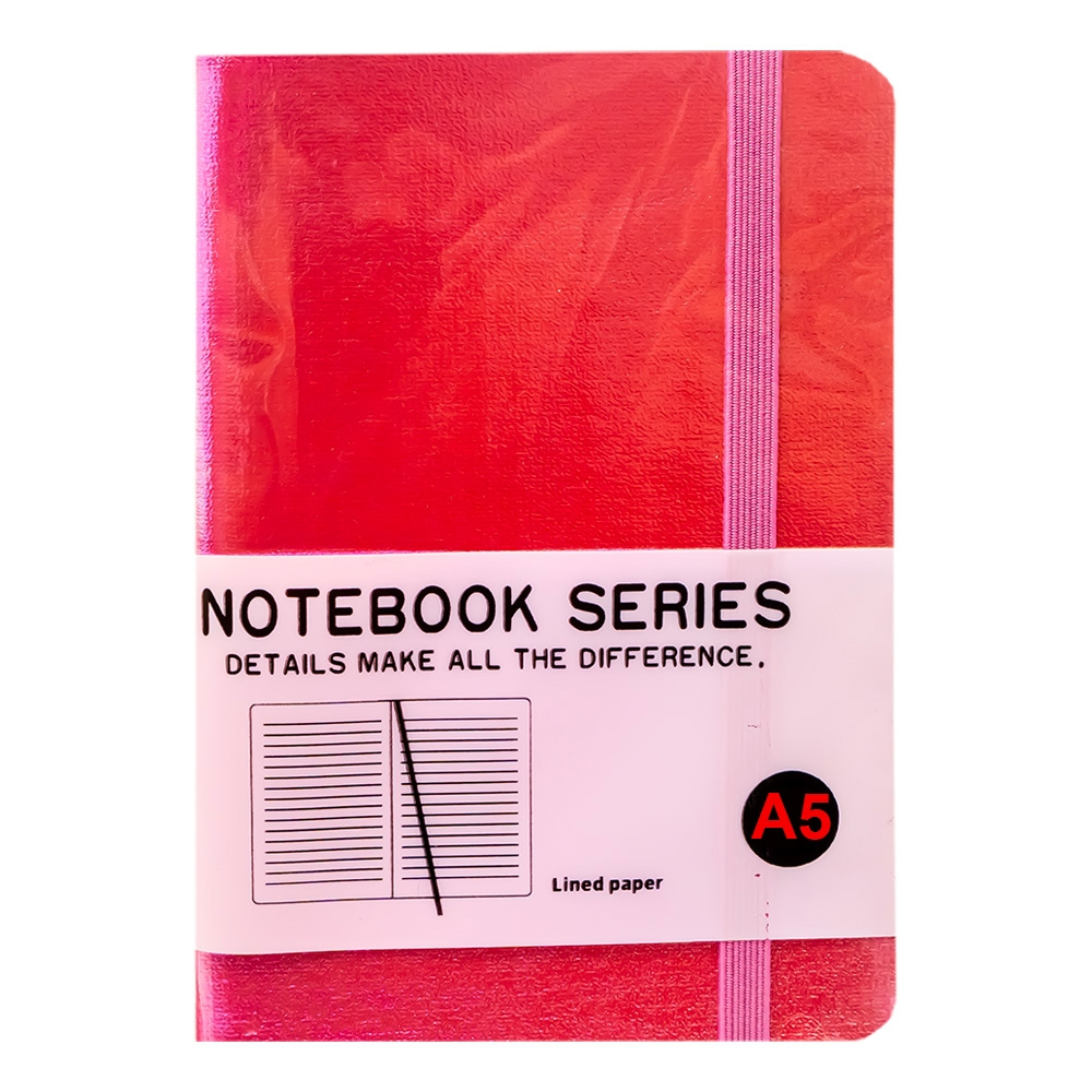 Notes A5 cu elastic 80 file metalizat culori diferite [5]