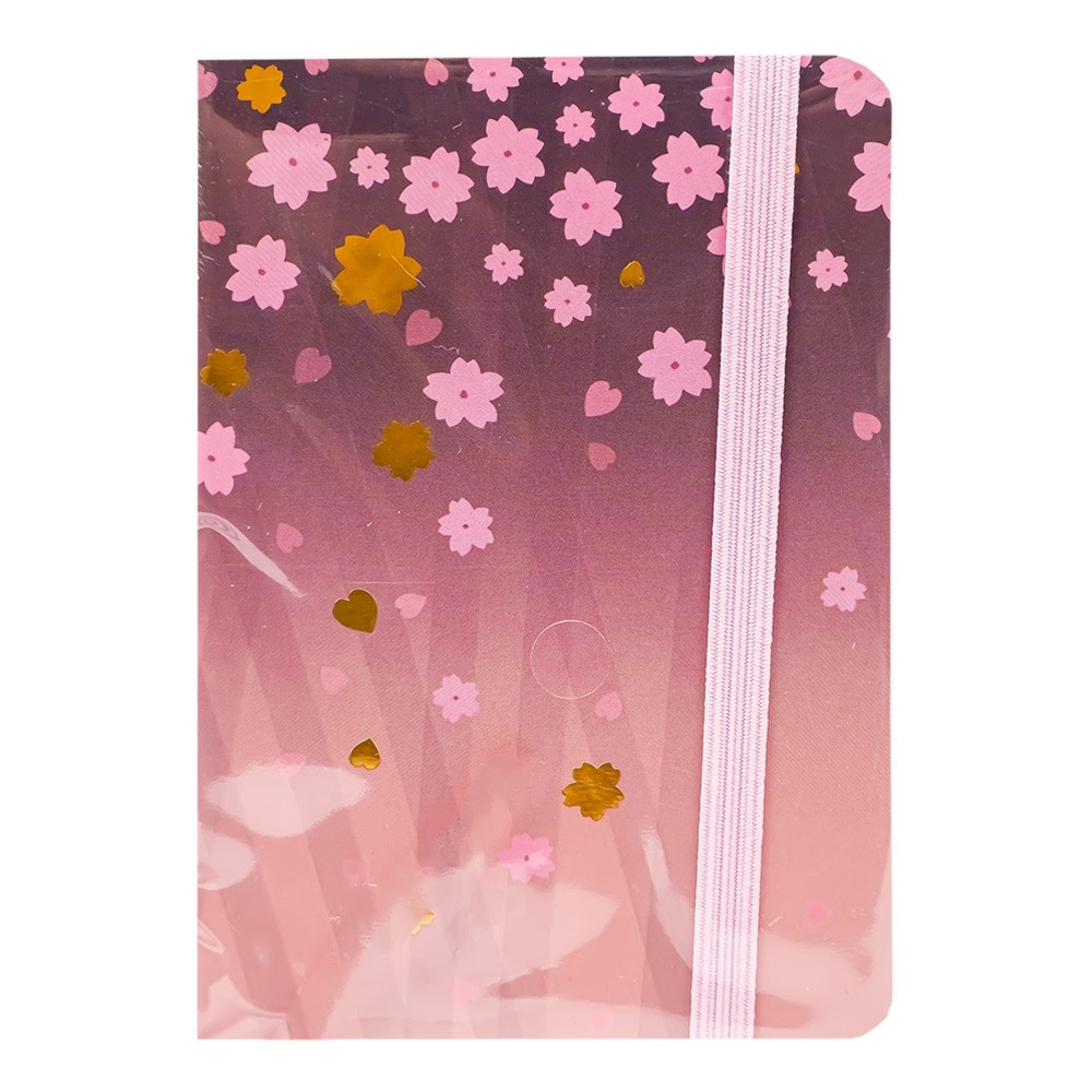 Notes A6 cu elastic 80 file flori modele diferite [6]