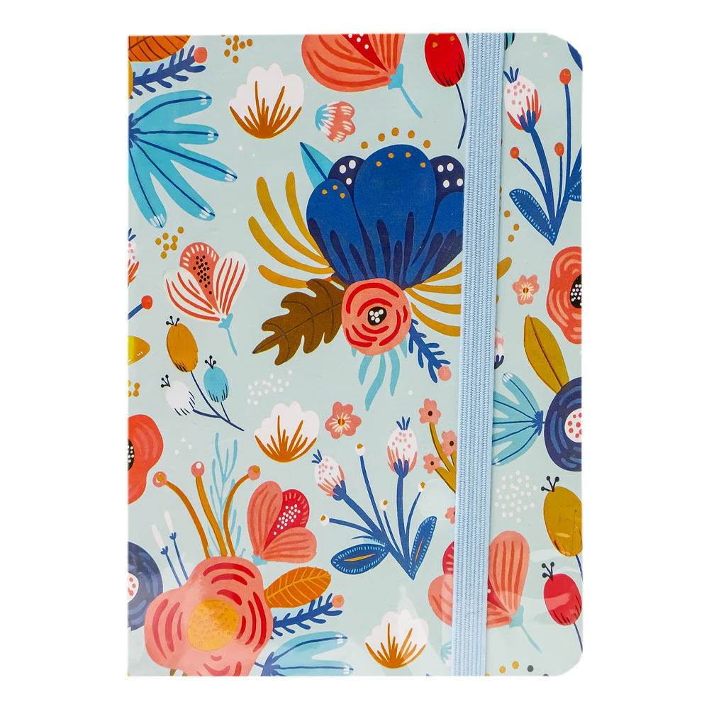 Notes A6 dictando cu elastic 80 file flowers [5]