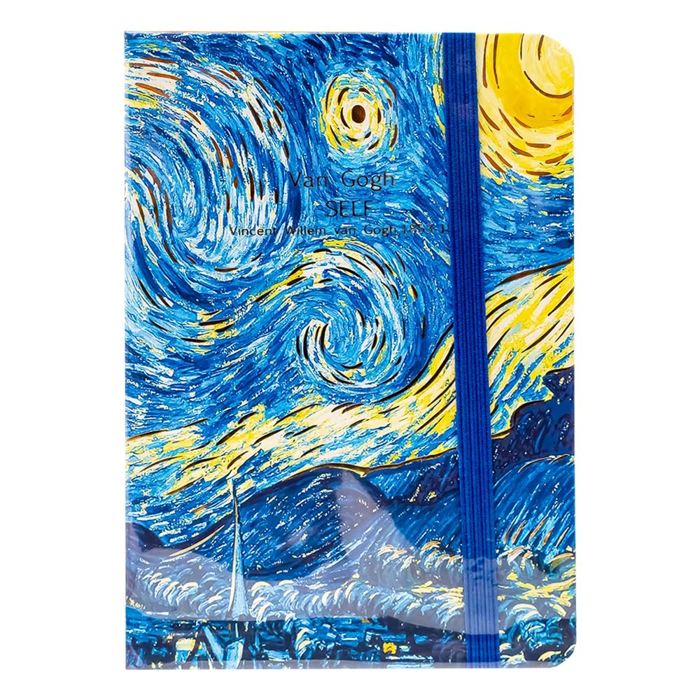 Notes A6 cu elastic 80 file Picturi dictando diverse modele [4]