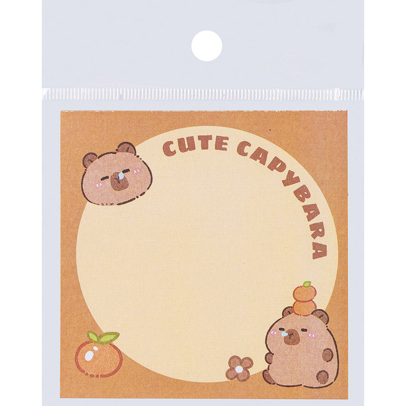 Notes adeziv 50 coli 80x80 mm Capybara Centrum [1]
