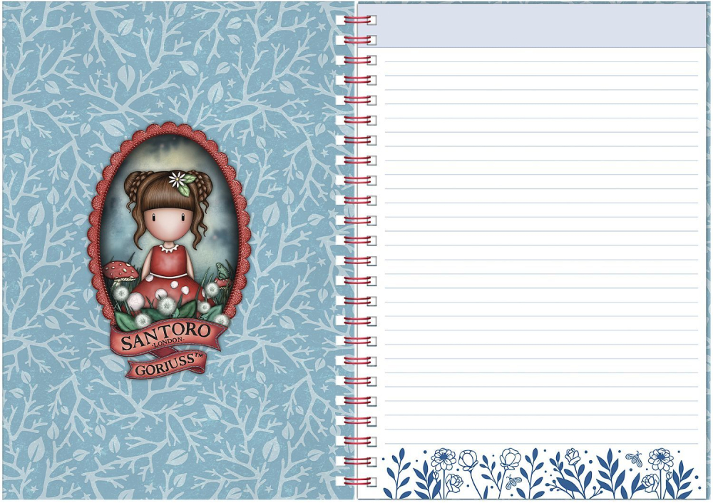 Agenda dictando Santoro Gorjuss In The Forest Little Mushroom + 2 semne de carte [5]
