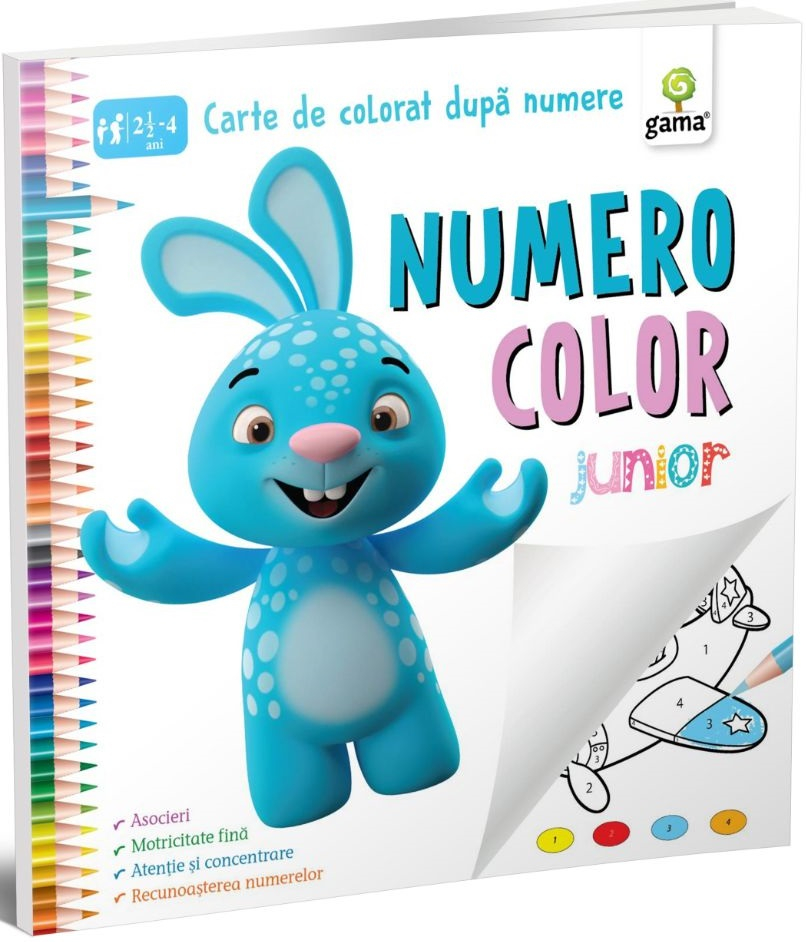 Numero Color Junior. Carte de colorat dupa numere [1]