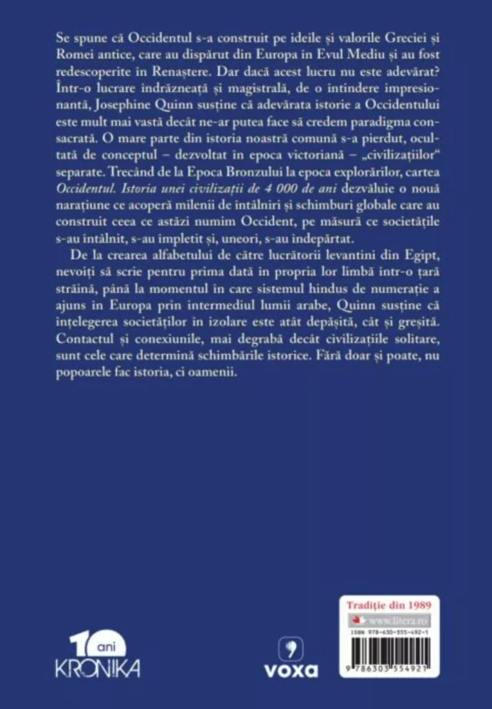 Occidentul. Istoria unei civilizatii de 4000 de ani – Josephine Quinn [2]
