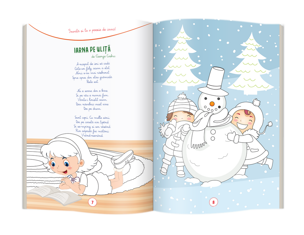 Omul de zapada – Carte de colorat cu abtibilduri [2]