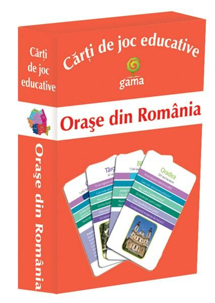 Carti de joc educative. Orase din Romania [1]