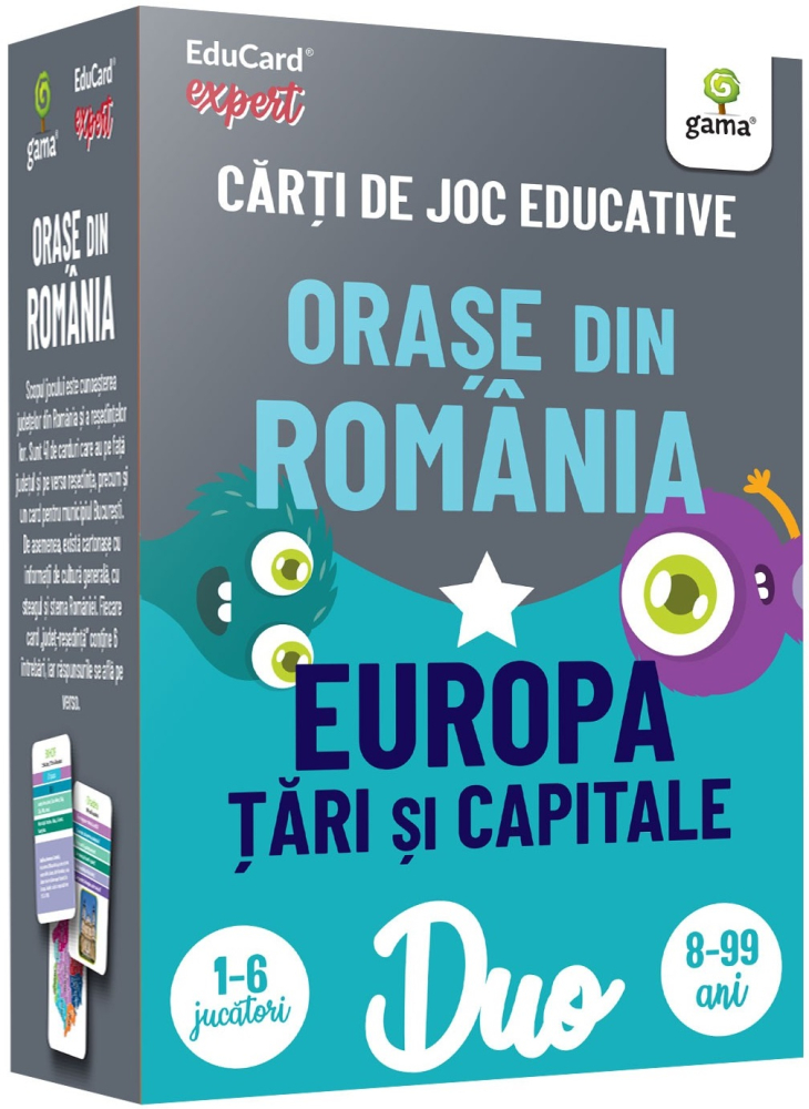 DuoCard - Orase din Romania. Europa: Tari si capitale [1]
