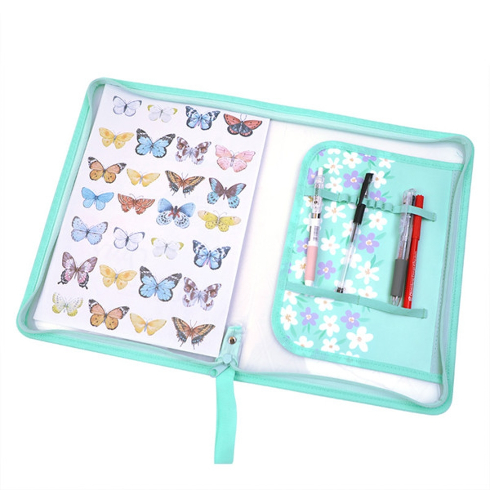 Organizer A4 transparent cu fermoar Offishop [3]