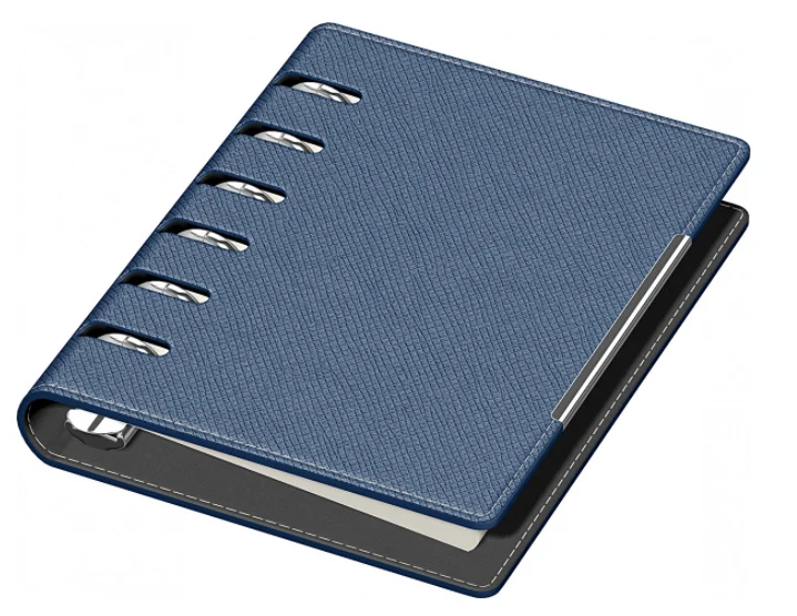 Agenda organizer A6 cu 6 inele navy [2]