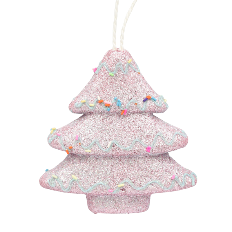 Ornament bradut roz turta dulce 12x12 cm [1]