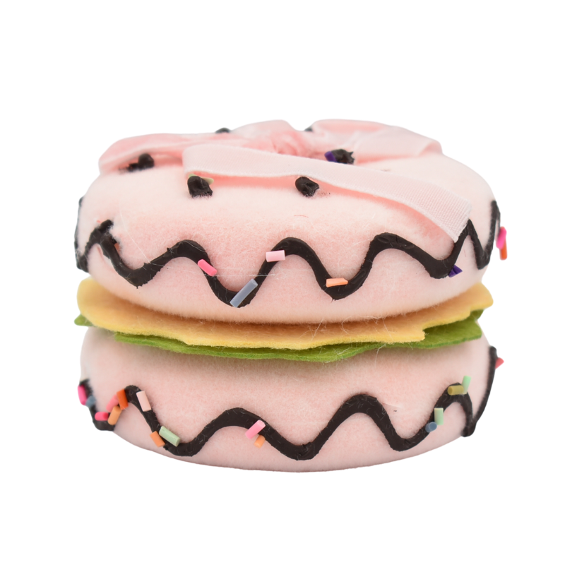 Ornament de agatat briosa roz 5x8 cm [1]