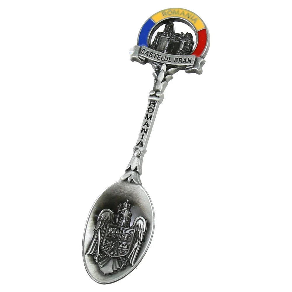 Magnet lingurita Romania Castelul Bran 3x11 cm culori diferite [3]