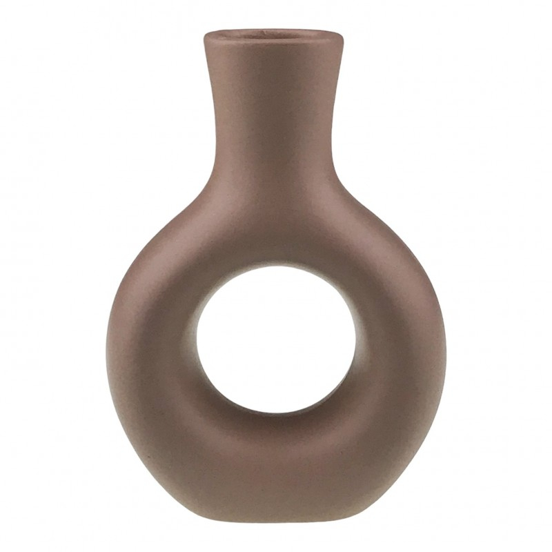 Vaza ceramica 13x18 cm cu gat subtire diverse culori [3]