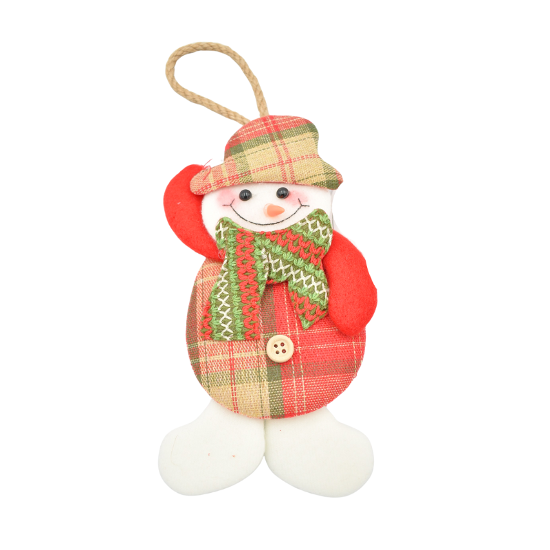 Ornament pentru brad om de zapada 12x20 cm [1]