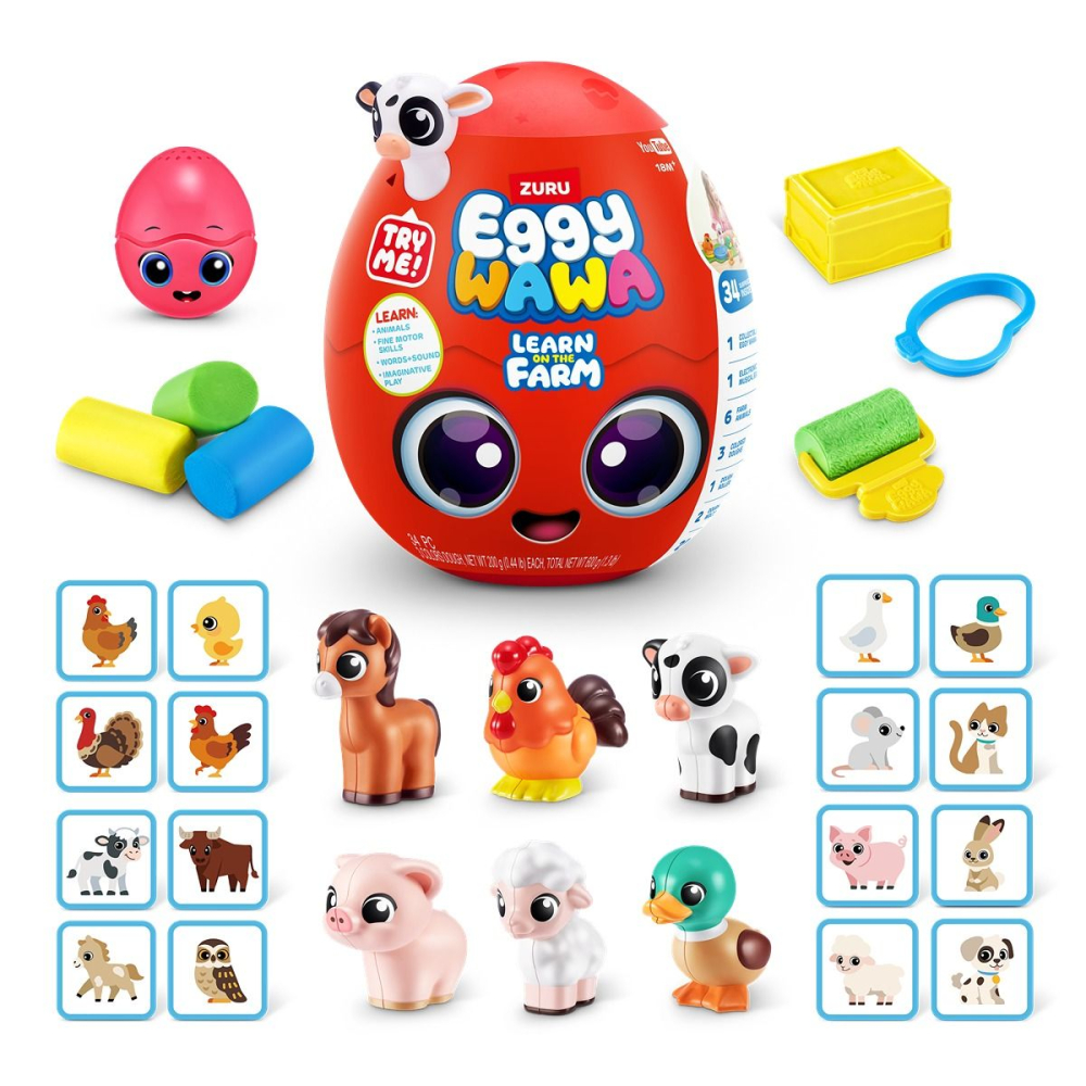 Figurina ou surpriza Eggy Wawa ferma animalelor [4]