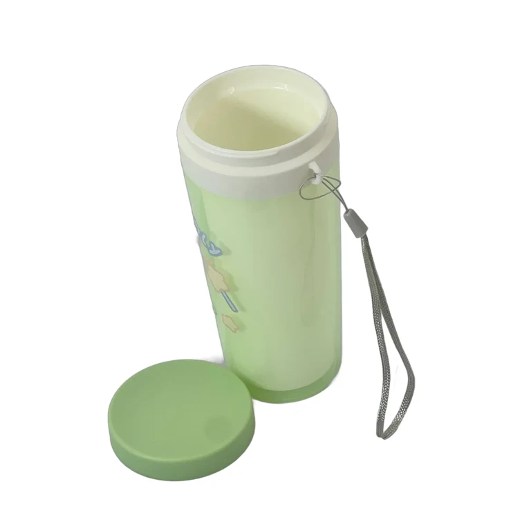 Pahar de apa cu capac 300 ml copii culori diferite [6]