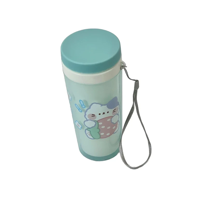 Pahar de apa cu capac 300 ml copii culori diferite [3]