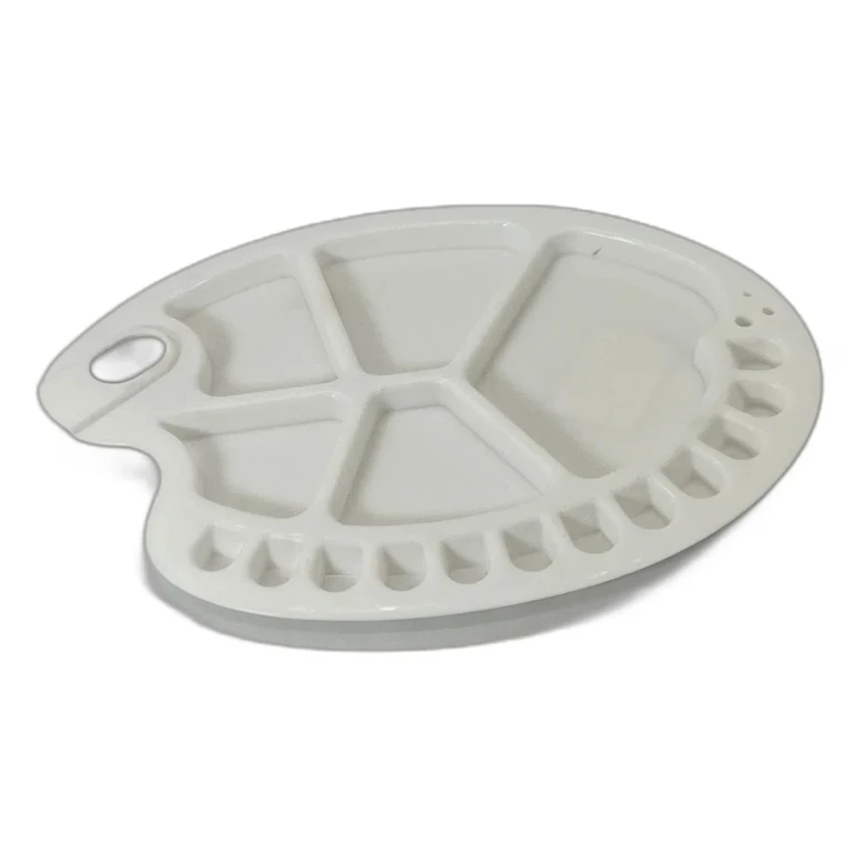 Paleta pictura din plastic cu 17 compartimente alb [2]