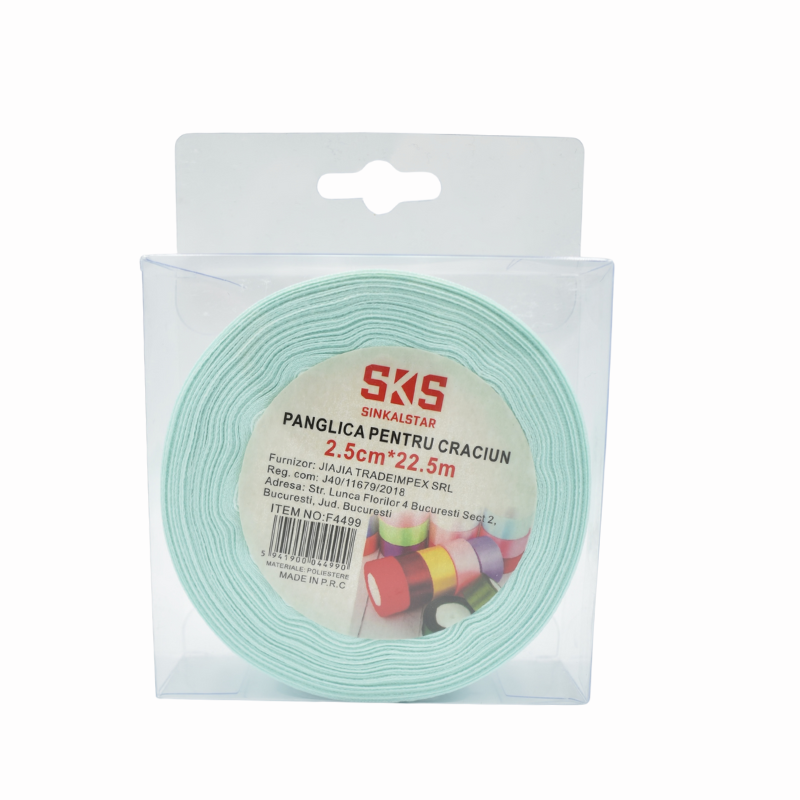 Panglica 2.5 cm x 22.5 m albastru deschis SKS Sinkalstar [2]