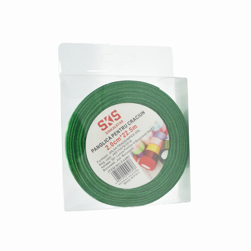 Panglica 2 cm x 22.5 m verde inchis SKS Sinkalstar [2]