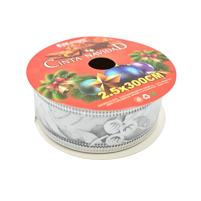 Panglica Craciun 2.5cm x 3m culori diferite [3]