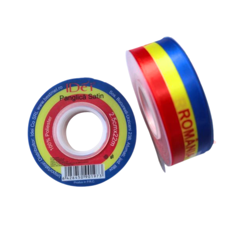 Panglica satin Romania 2.5cm x 22m [1]